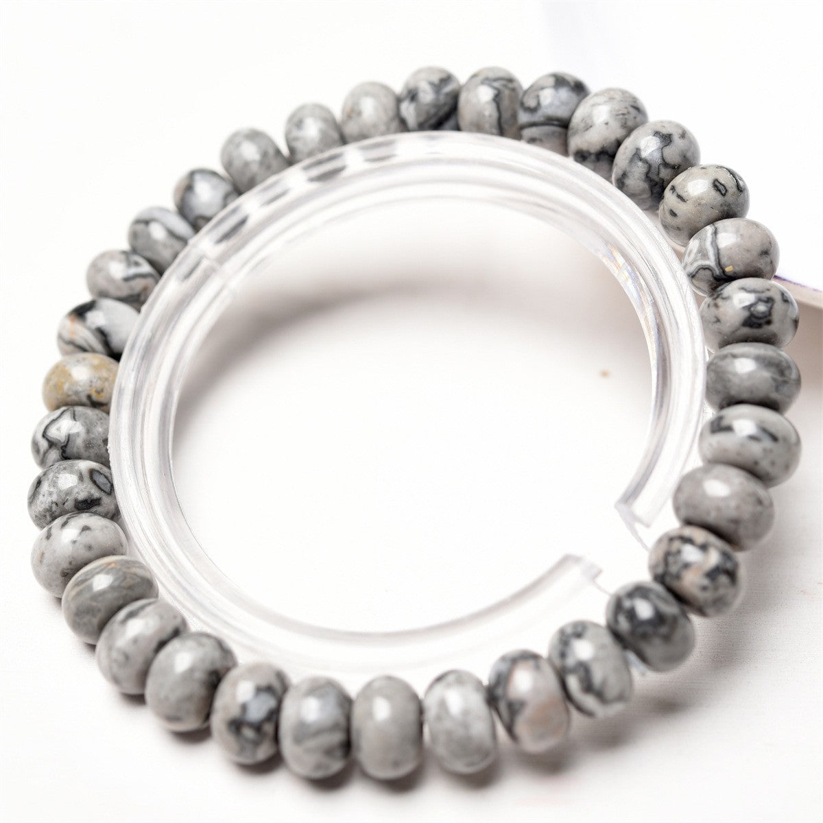 Wholesale  6mm natural stone abacus beads bracelet